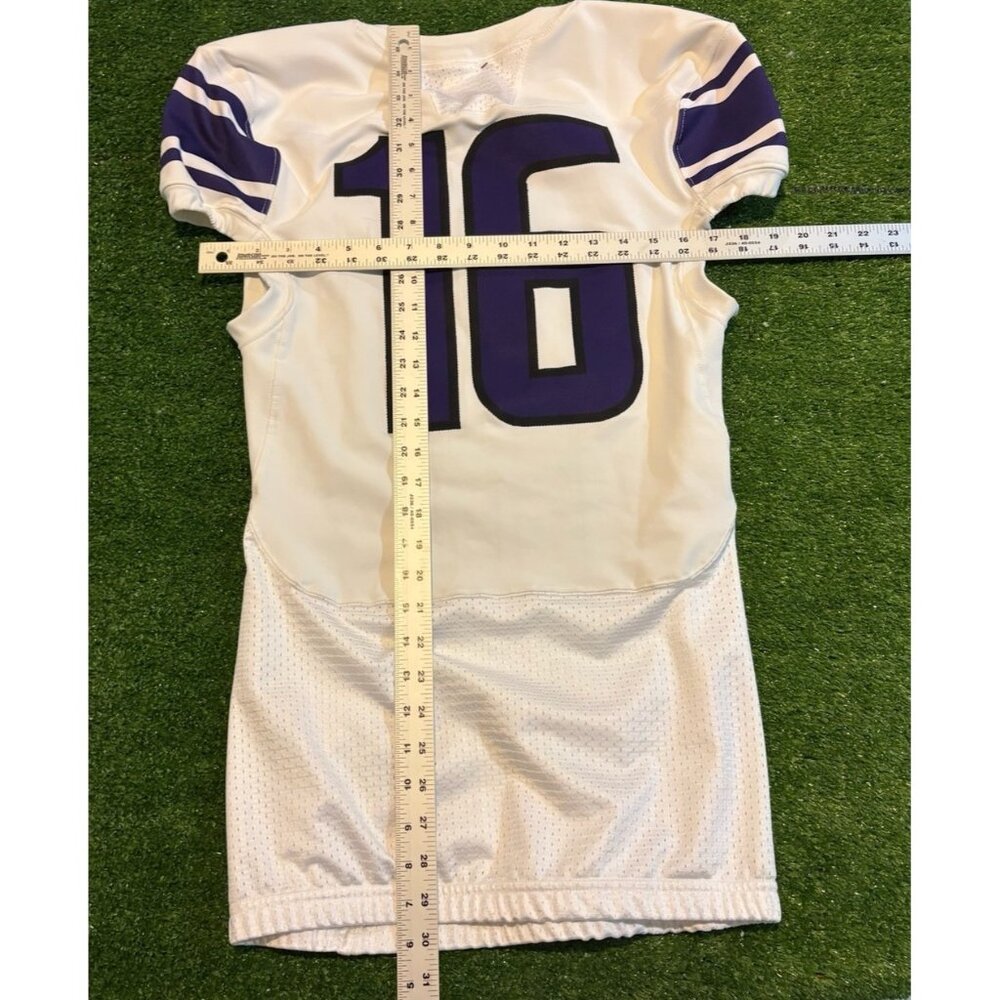 Northwestern Wildcats jersey mens medium purple white authentic Under Armour 29 - Picture 10 of 11